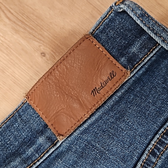 Madewell - 10" High Rise Skinny Blue Denim Jeans Brockton Wash - 28 - Like New! - Picture 10 of 11